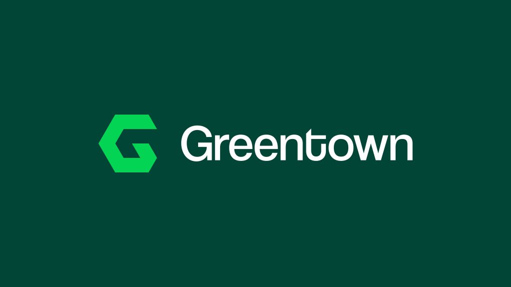 We Are Kaizen Greentown logo on a dark green background